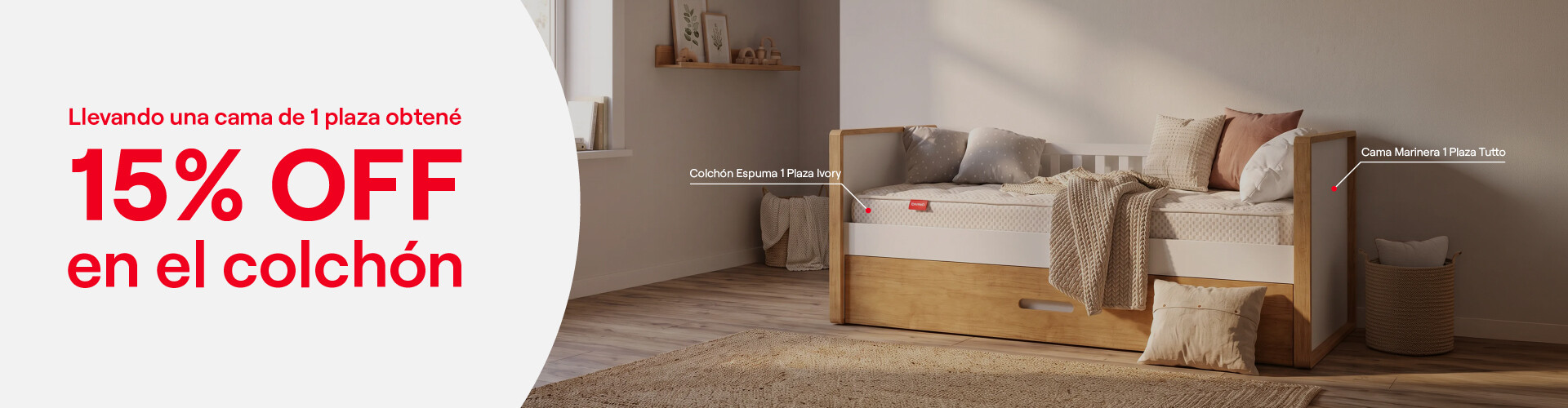 Cama 15 off