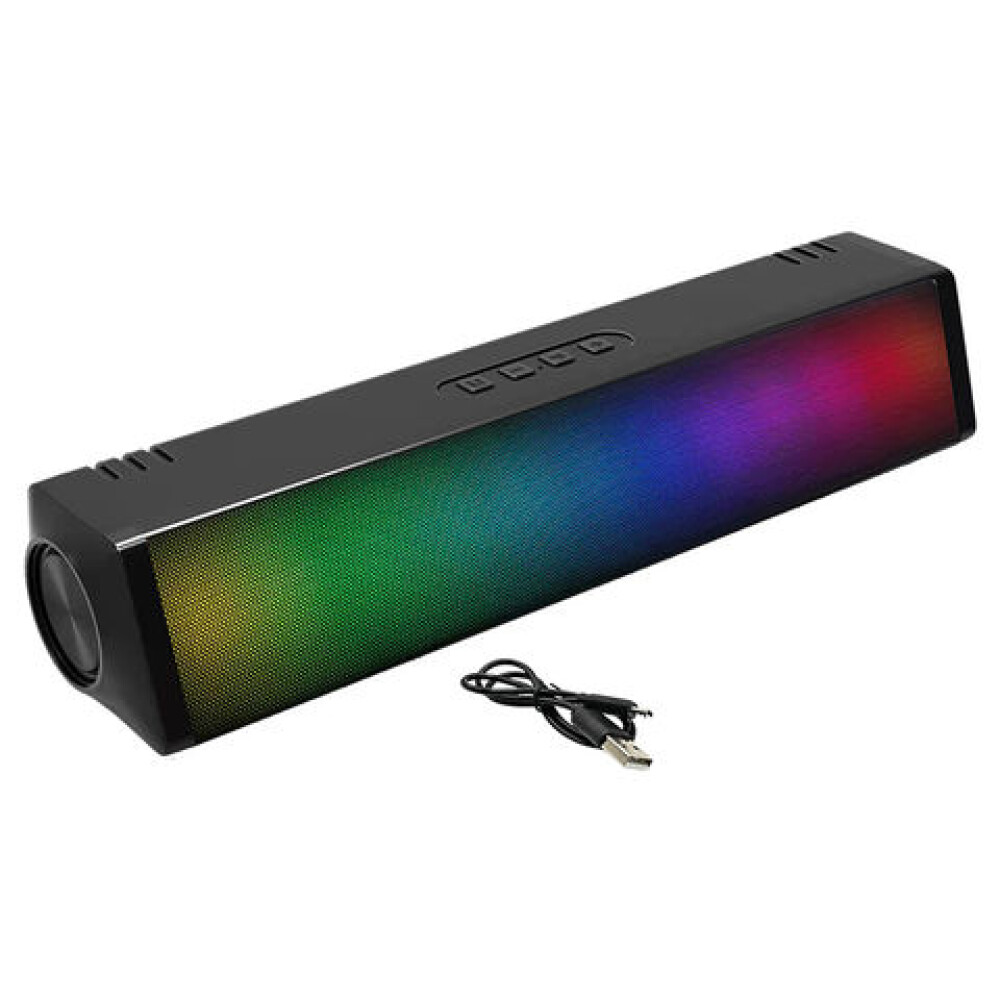 Parlante Barra Bluetooth Portátil Con Luces Y Usb Parlante Barra Bluetooth Portátil Con Luces Y Usb