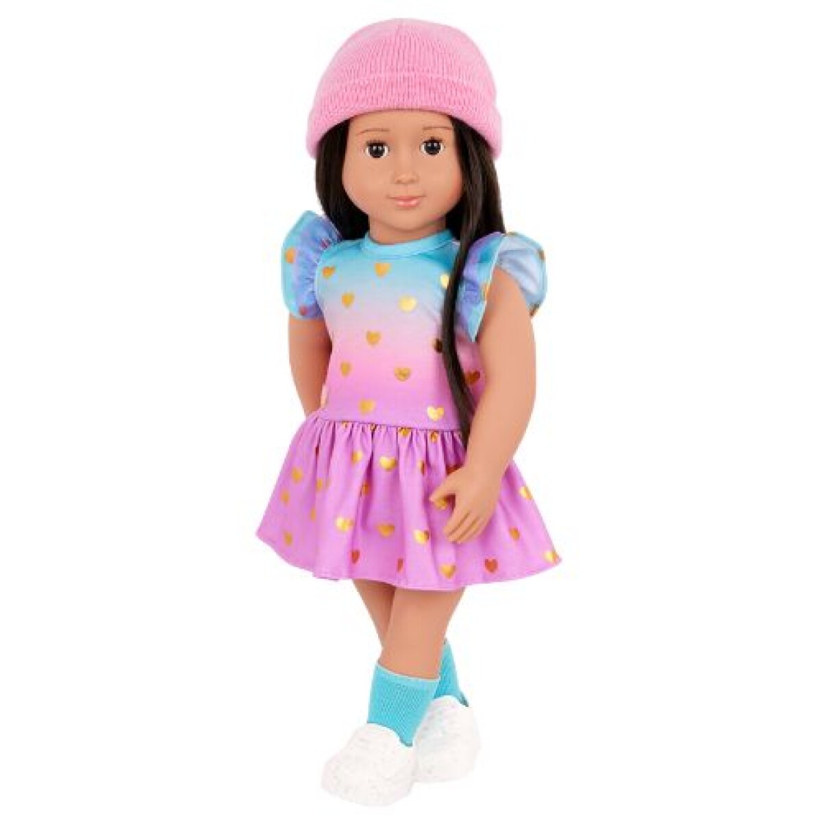 SET ROPA - VESTIDO c/CORAZONES - Set Ropa - Vestido C/corazones 