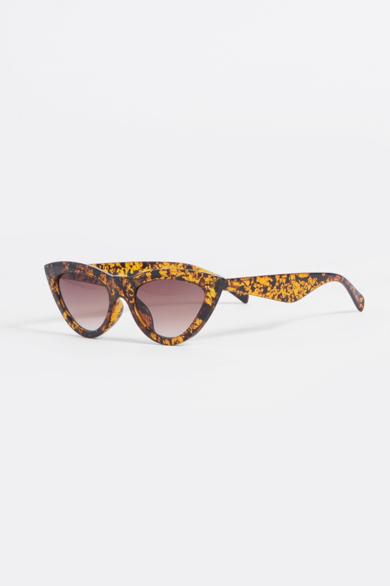 Lentes de sol cat-eye angostos carey