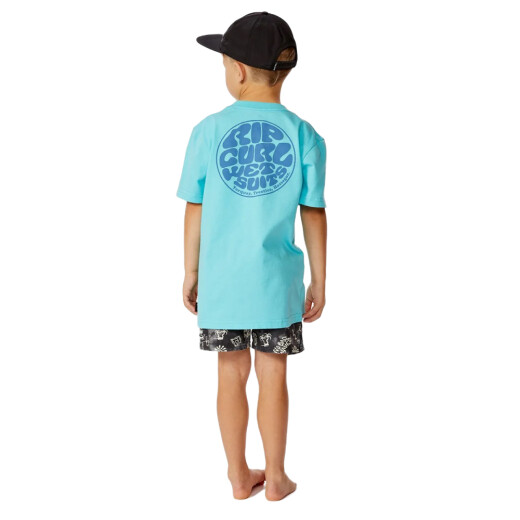 Remera MC Rip Curl Wetsuit Icon Tee -Boy - Celeste Remera MC Rip Curl Wetsuit Icon Tee -Boy - Celeste