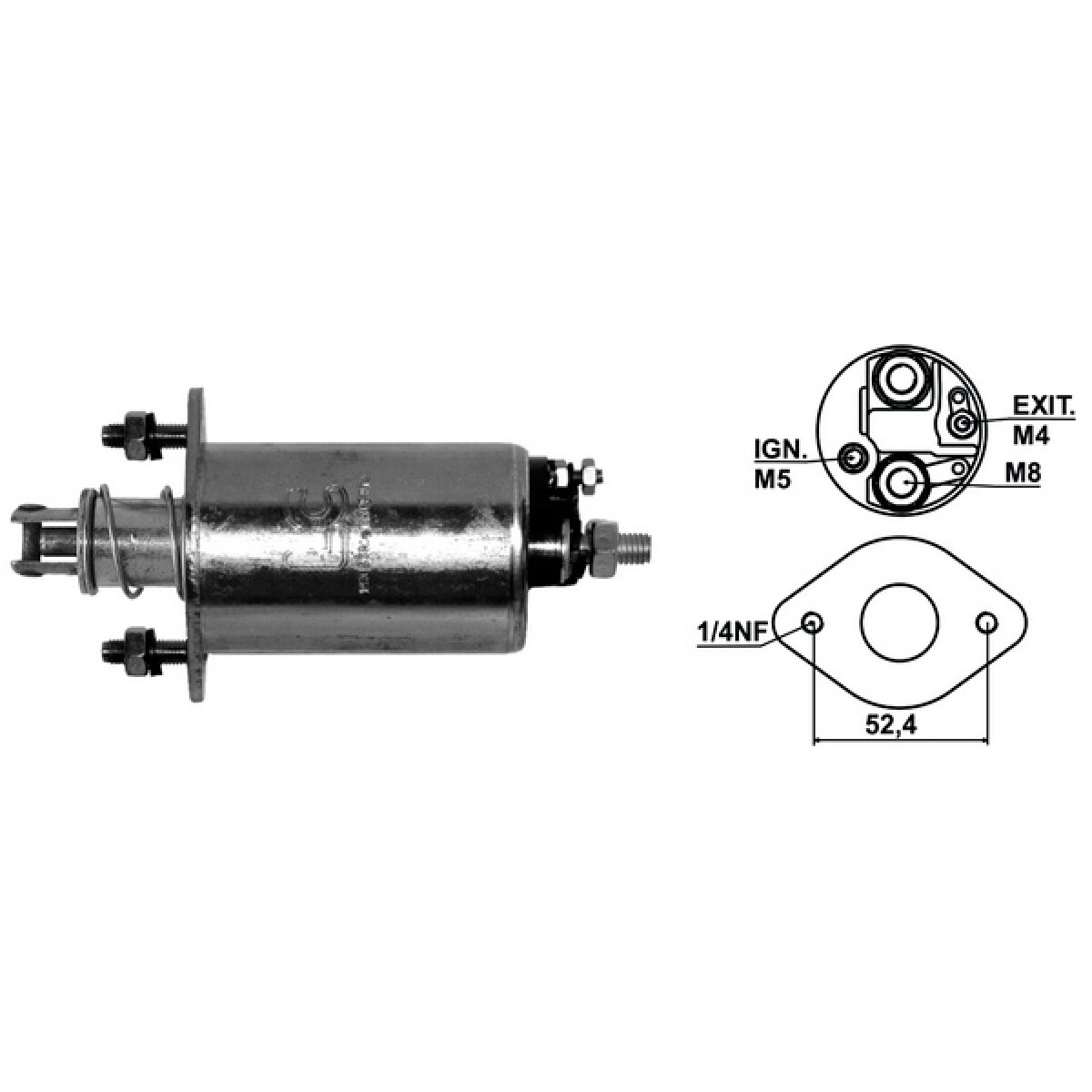 AUTOMATICO DE ARRANQUE - FORD FALCON INDIEL PRESTOLITE PEUGEOT INDENOR FS.2 LC 