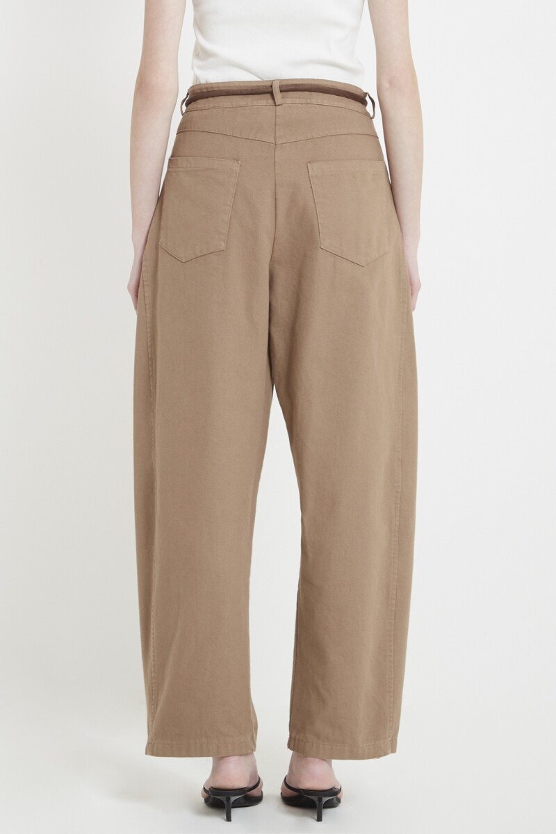 PANTALÓN GABARDINA Cafe
