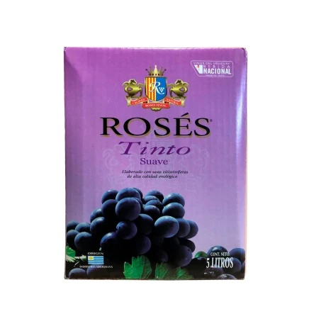Vino roses 5L Tinto suave