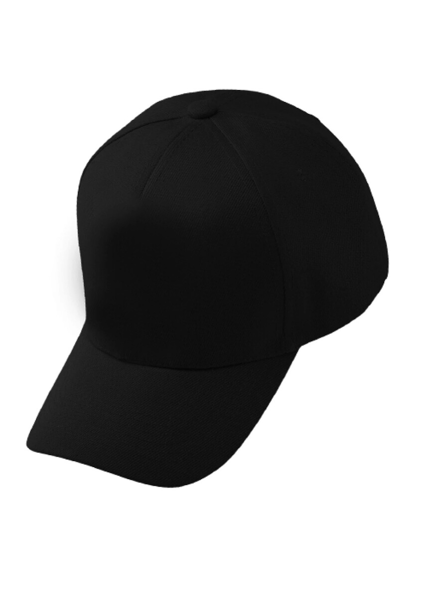 Gorro visera broche - Negro 