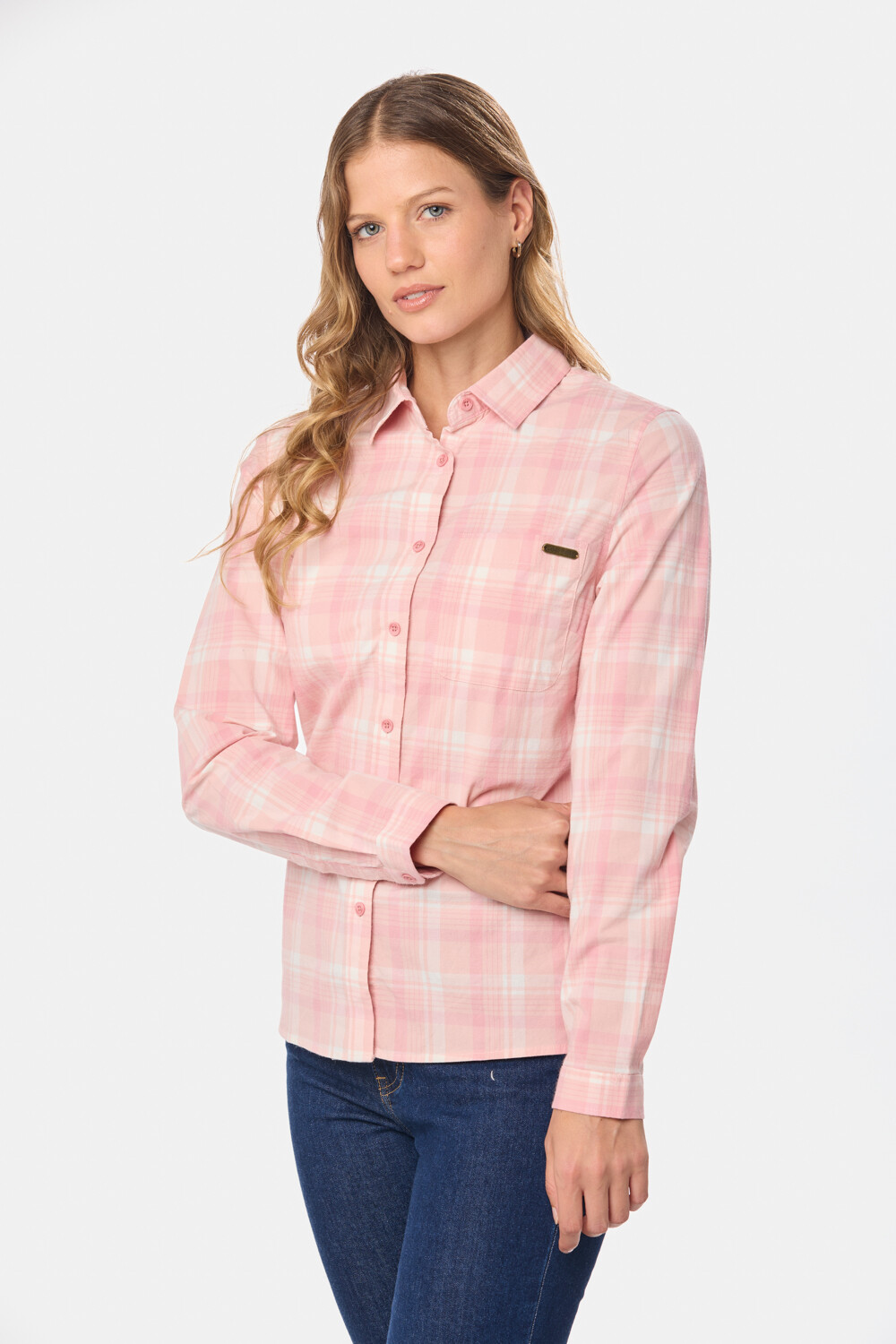 CAMISA A CUADROS Rosado