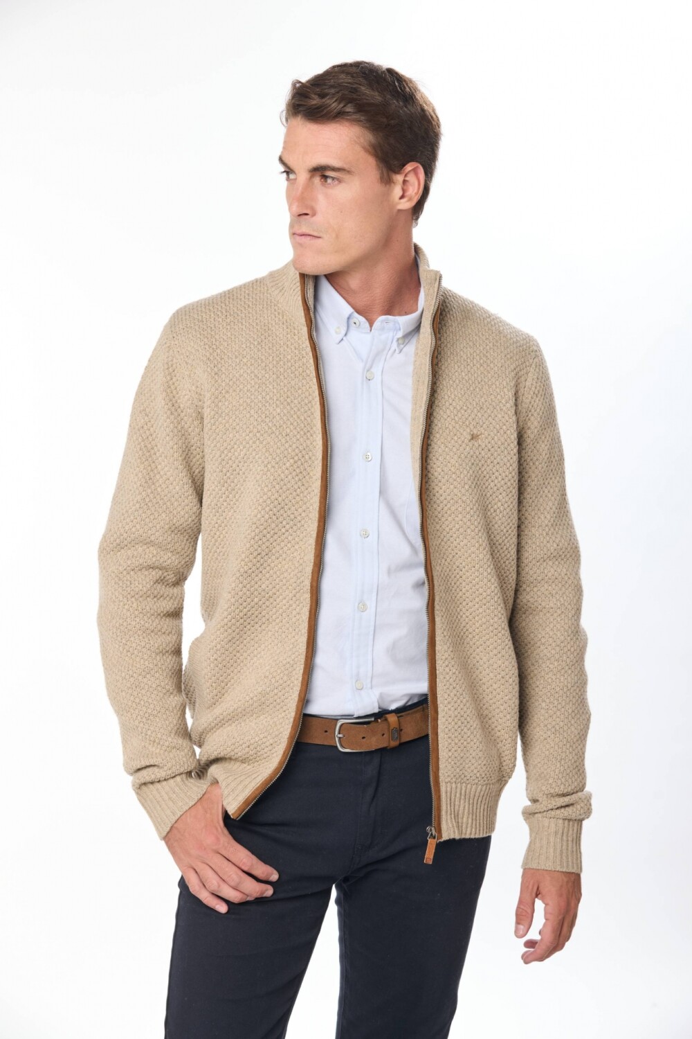 CAMPERA TEJIDO GRUESO Beige