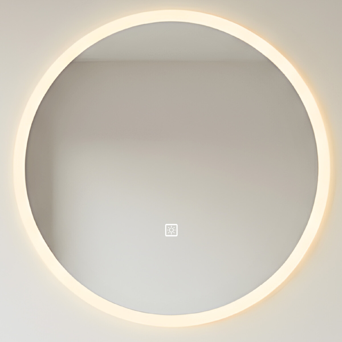 Espejo Redondo Baño Táctil 3 Modos Luz Retroiluminado 60 Cm - Circular 