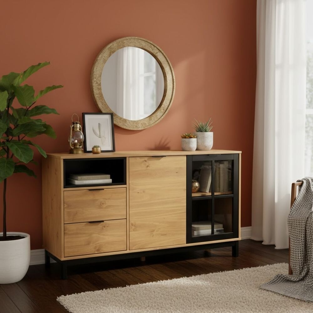 APARADOR BARGUEÑO EN MADERA MACIZA APARADOR BARGUEÑO EN MADERA MACIZA