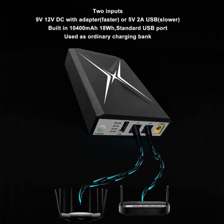 Mini Ups Luqeeg DC10400 Mini 10400MAH 18WH 001