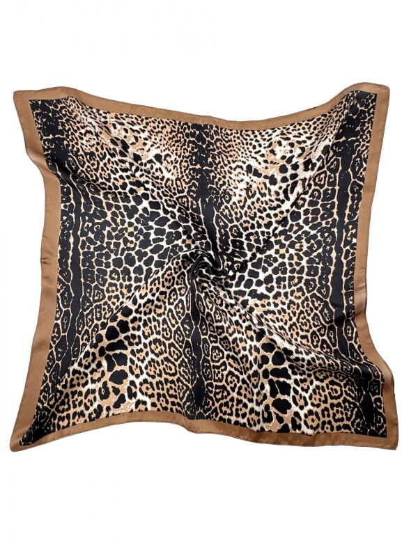 Pañuelo Animal Print MARRON/MULTI