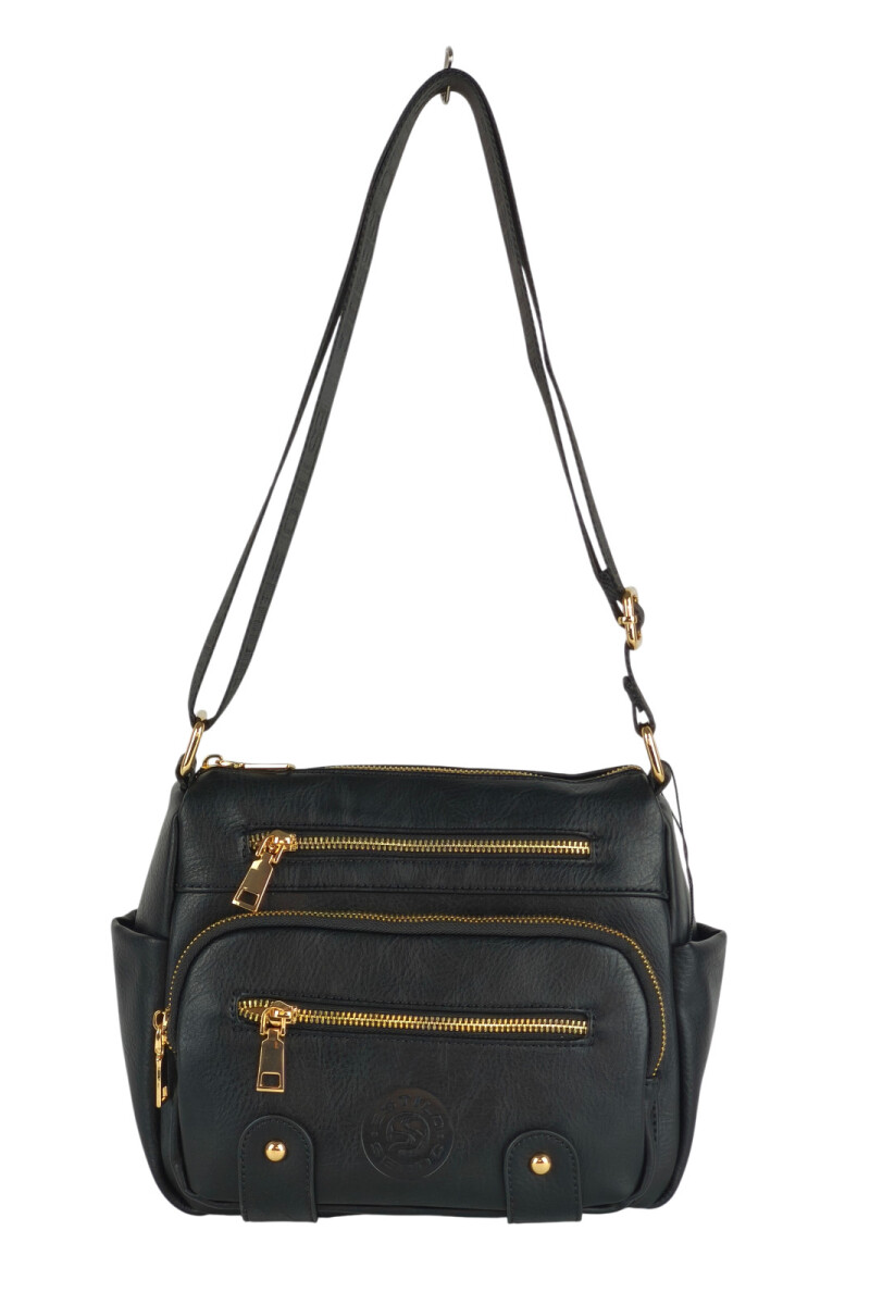 Bandolera varios cierres Negro