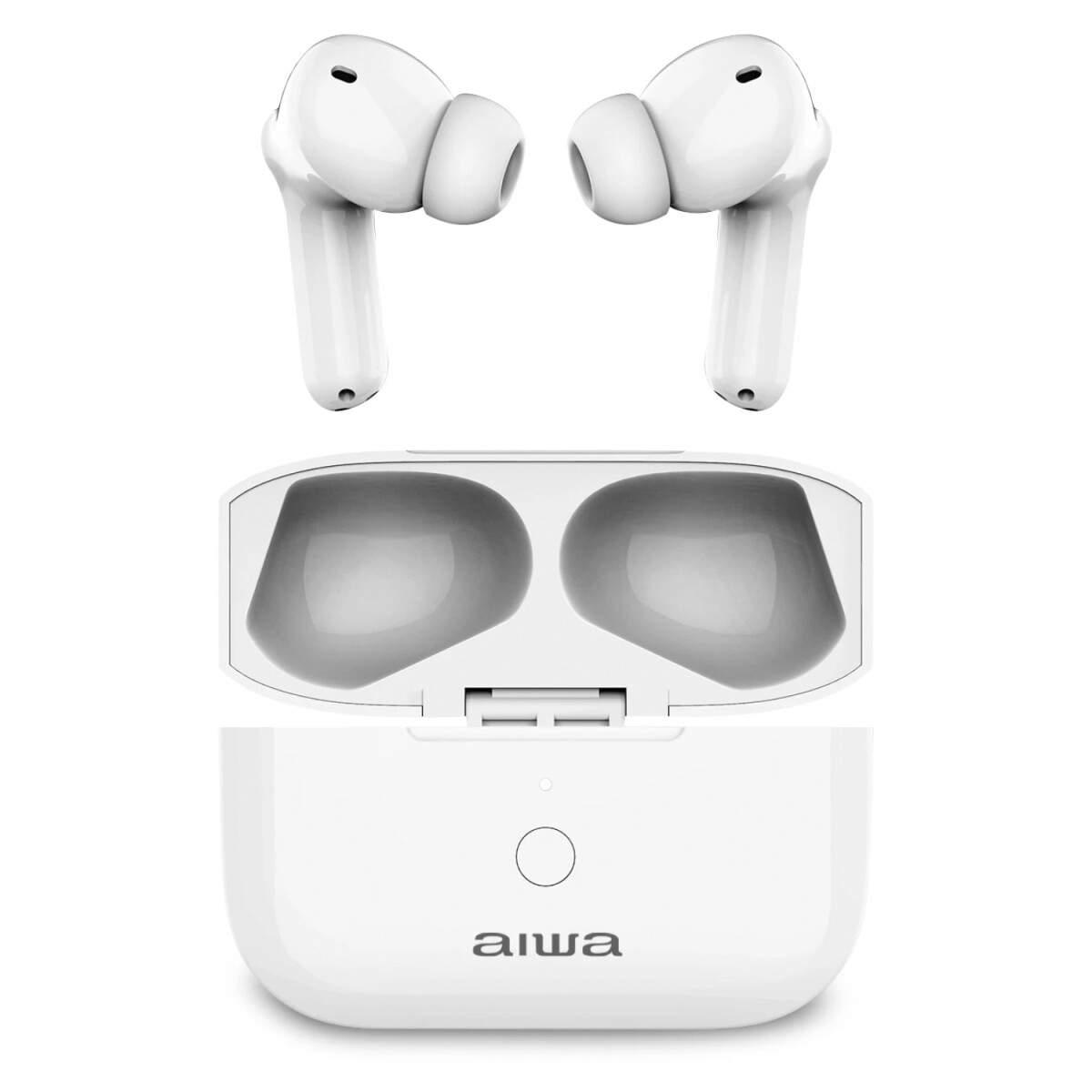 Auriculares Bluetooth TWS con Estuche Aiwa AWTWSR8 - White 