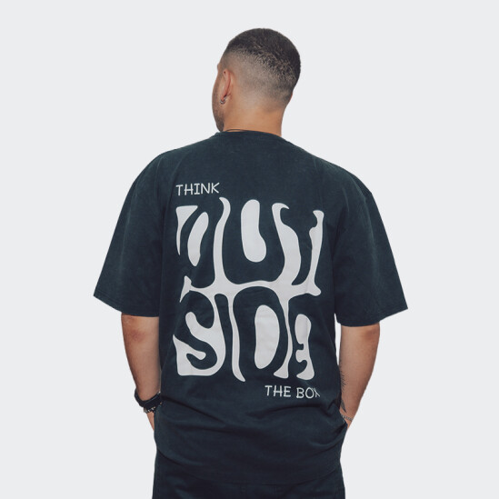 Remera Relajo Outside Negro