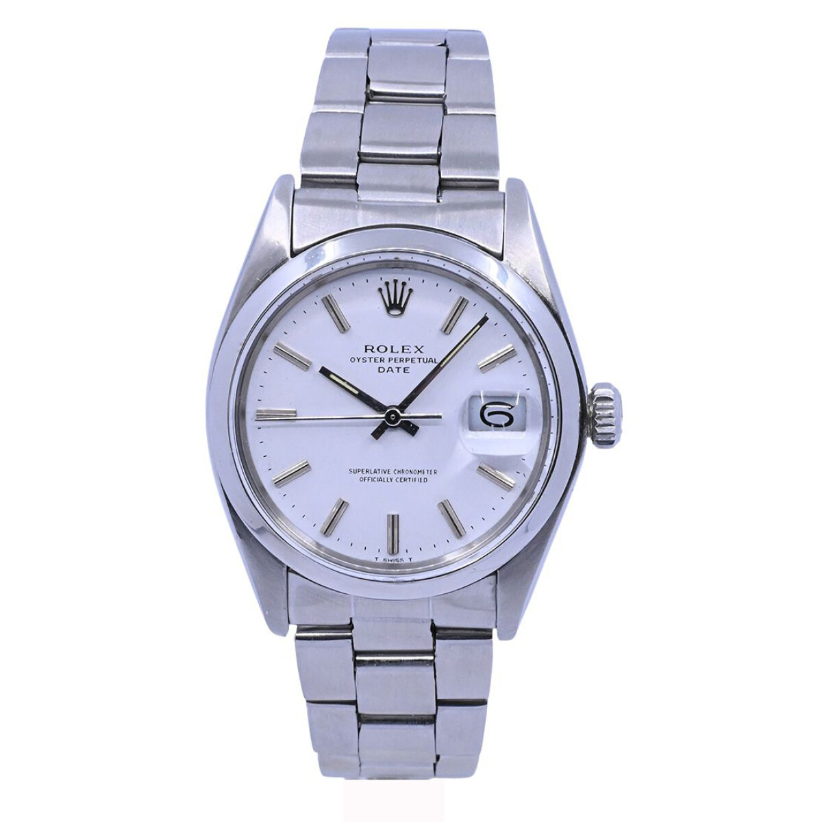 Rolex Date 1500 caja 34 mm. Año 1974 acero inoxidable. 