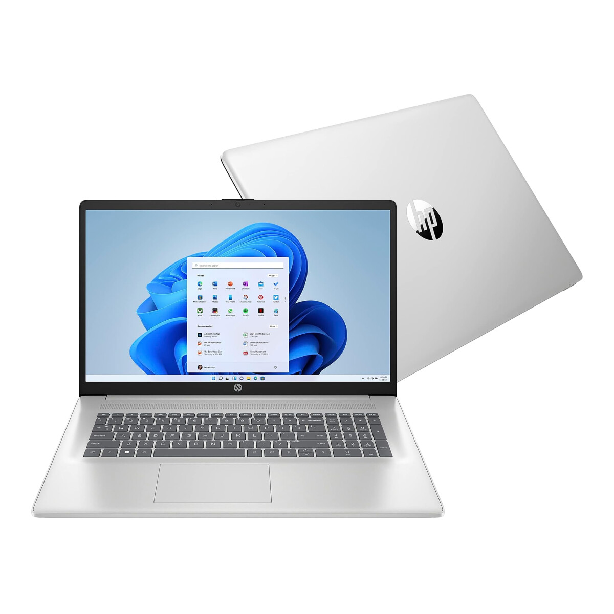 Notebook HP 17,3'' Ryzen 5 8GB 512GB WIN11 