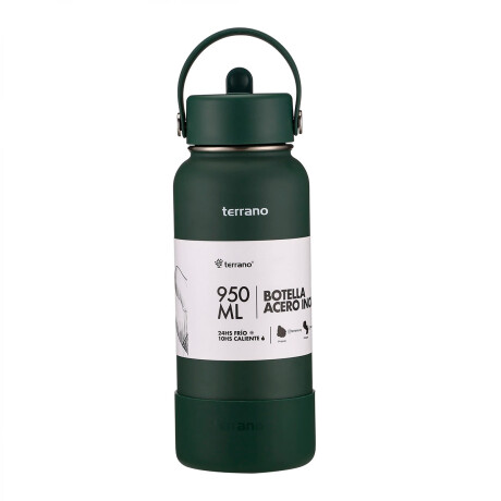 Botella Térmica Terrano 950ML con Pico VERDE-OSCURO