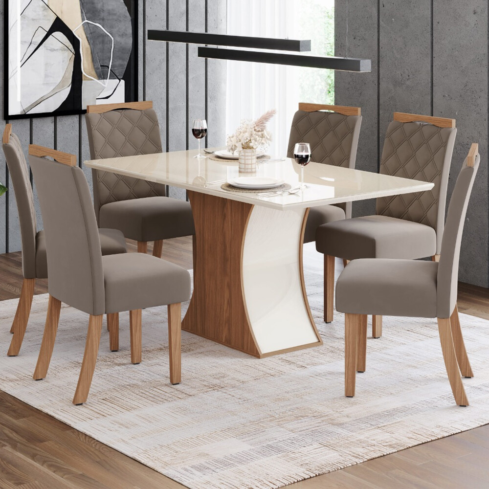 Mesa de comedor - Para 6 lugares Mesa de comedor - Para 6 lugares