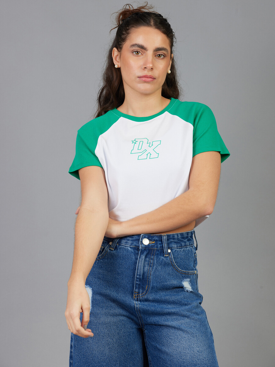 T-SHIRT FAY DIXIE Verde