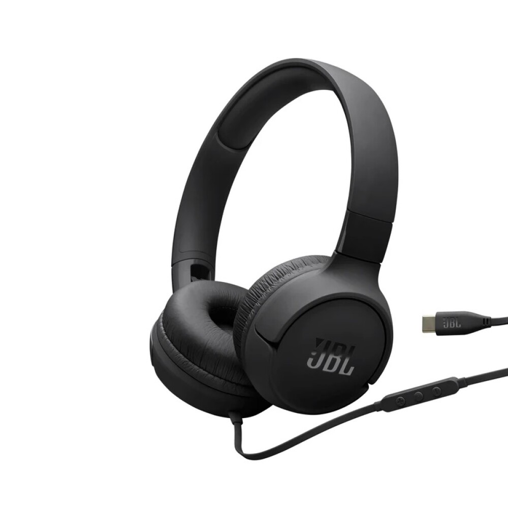 Auriculares USB-C JBL Tune 520C Negro 32mm AURICULARES CABLEADOS USB C JBL TUNE 520C 32MM NEGRO