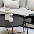 Mesa Baja Tray Grande Negro Matt | EN EXHIBICION