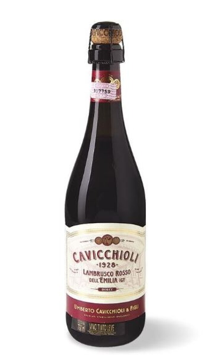 Vino Rosso Lambrusco Cavicchioli 750 Ml - 001 
