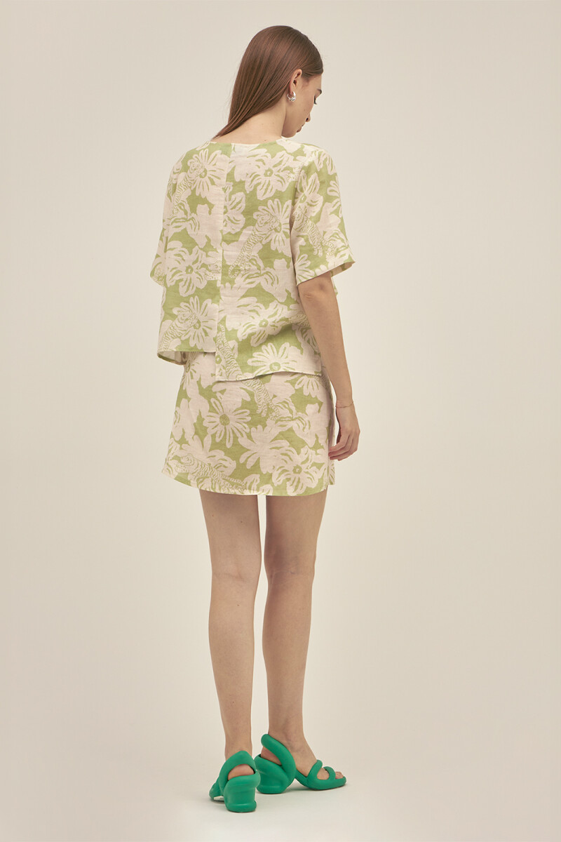 SHORT SKIRT Jungle Green