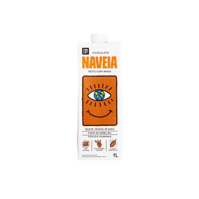 Leche vegetal chocolate 1lt Naveia Leche Vegetal Naveia Choco 1lt
