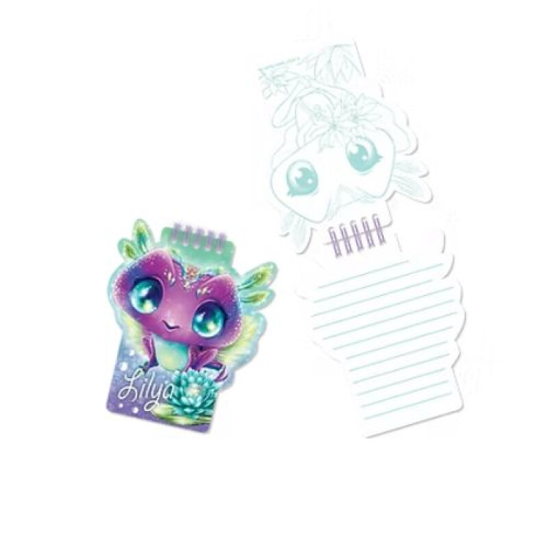 Nebulous Fuzzy Large Notebook Lilya