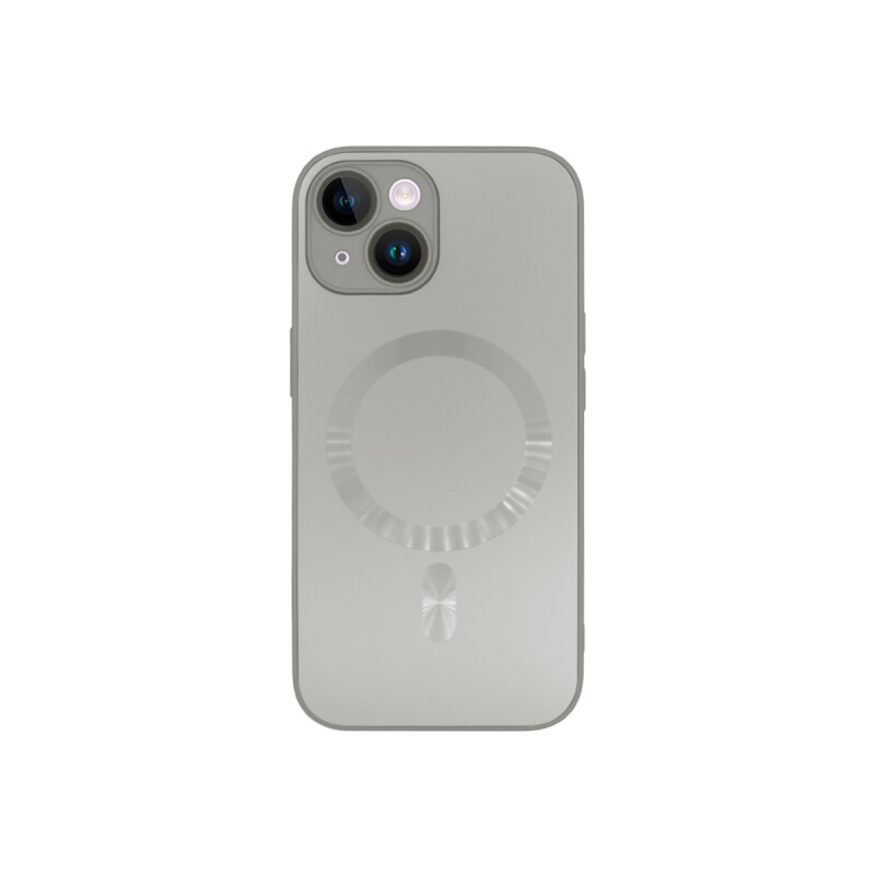 Protector iPhone 15 color gris con MagSafe Protector Iphone 15 Color Gris Con Magsafe