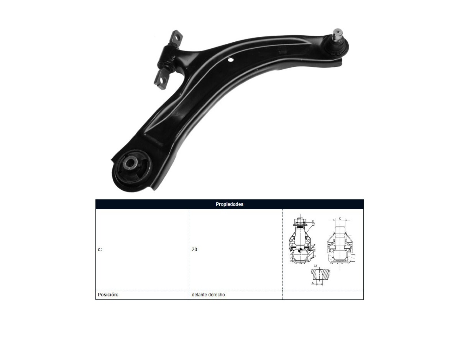 Parilla De Suspension Delantera Renault Koleos 09-15 Der 