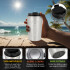 Vaso Termico Cafe Doble Capa 380ml Con Tapa Acero Inoxidable Vaso Termico Cafe Doble Capa 380ml Con Tapa Acero Inoxidable