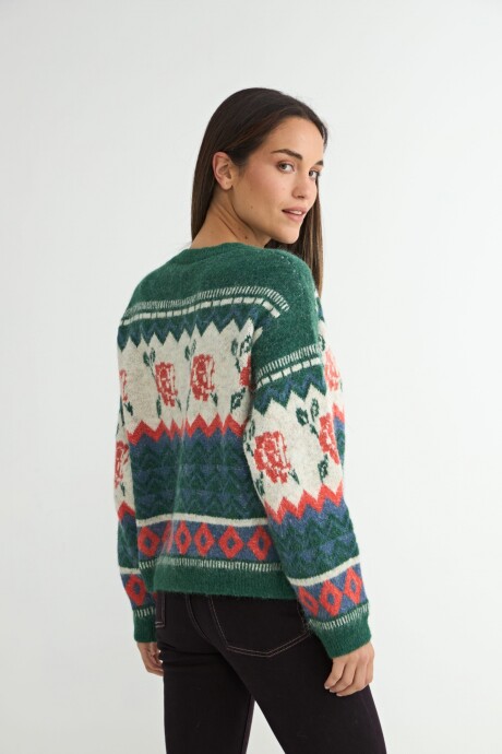 CARDIGAN CALICANTO VERDE