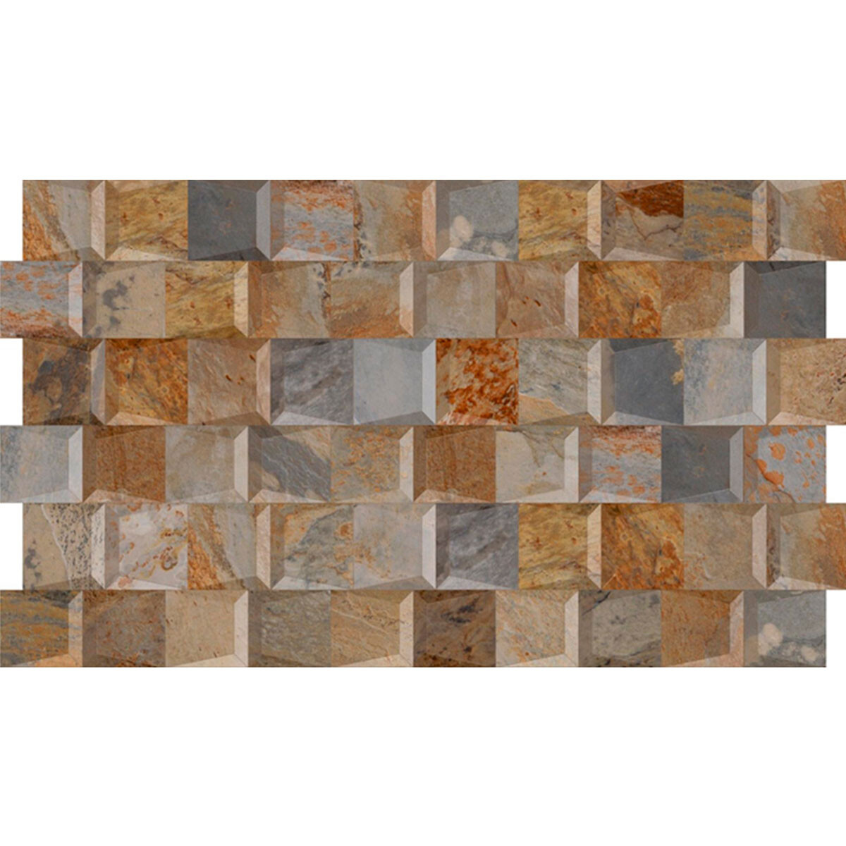 Ceramica Blanca Rustica Textura 31X54Cm Pared 