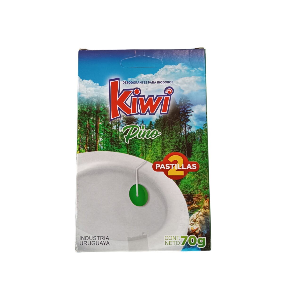 Pastilla para inodoro Kiwi - X 2 