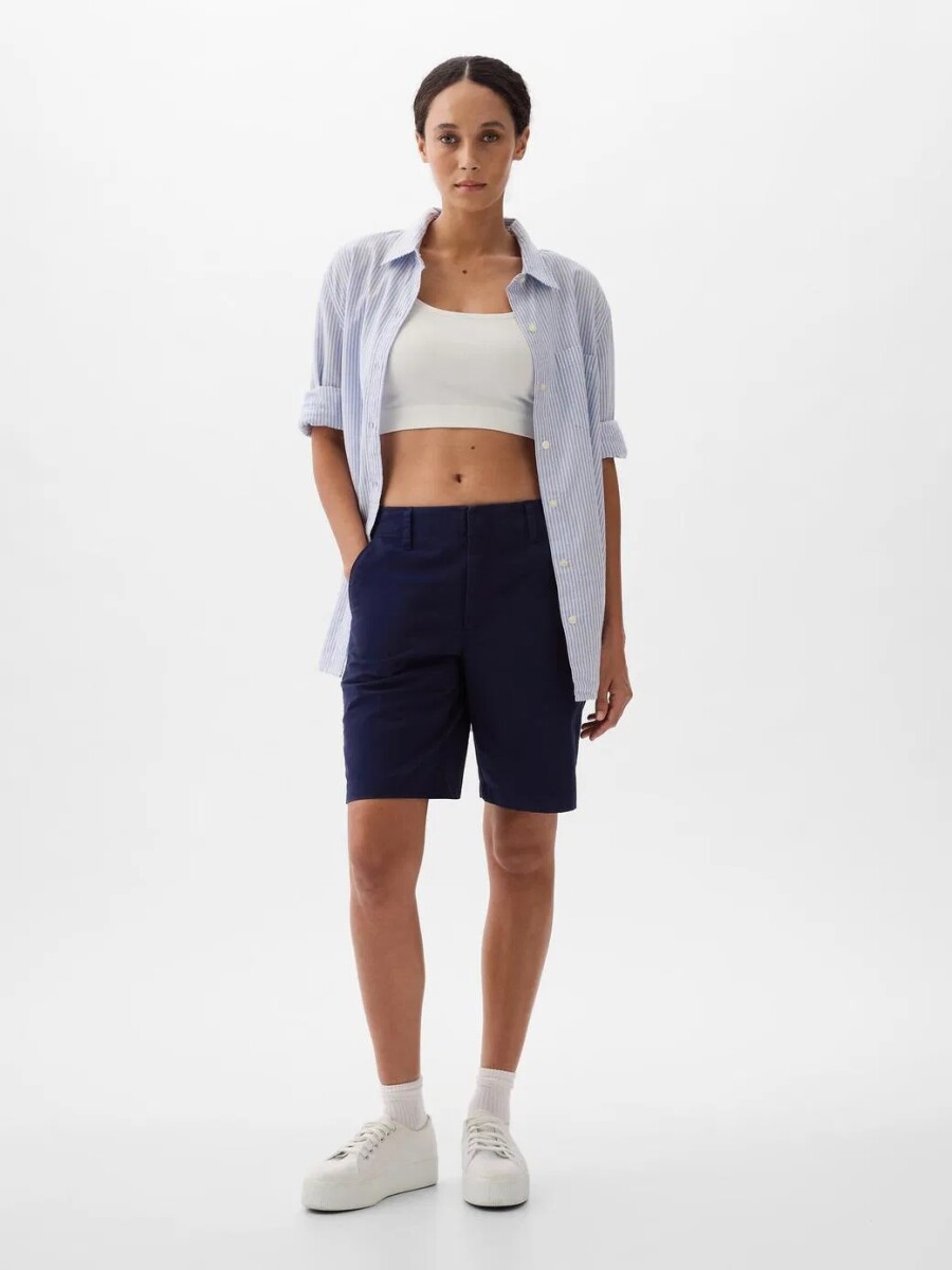 Bermuda Downtown Mujer - Navy Uniform 