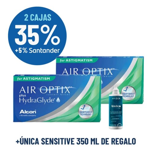 Set Air Optix Toric X2 Cajas Blanco