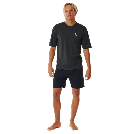 Lycra Rip Curl Stack Upf - Negro Lycra Rip Curl Stack Upf - Negro