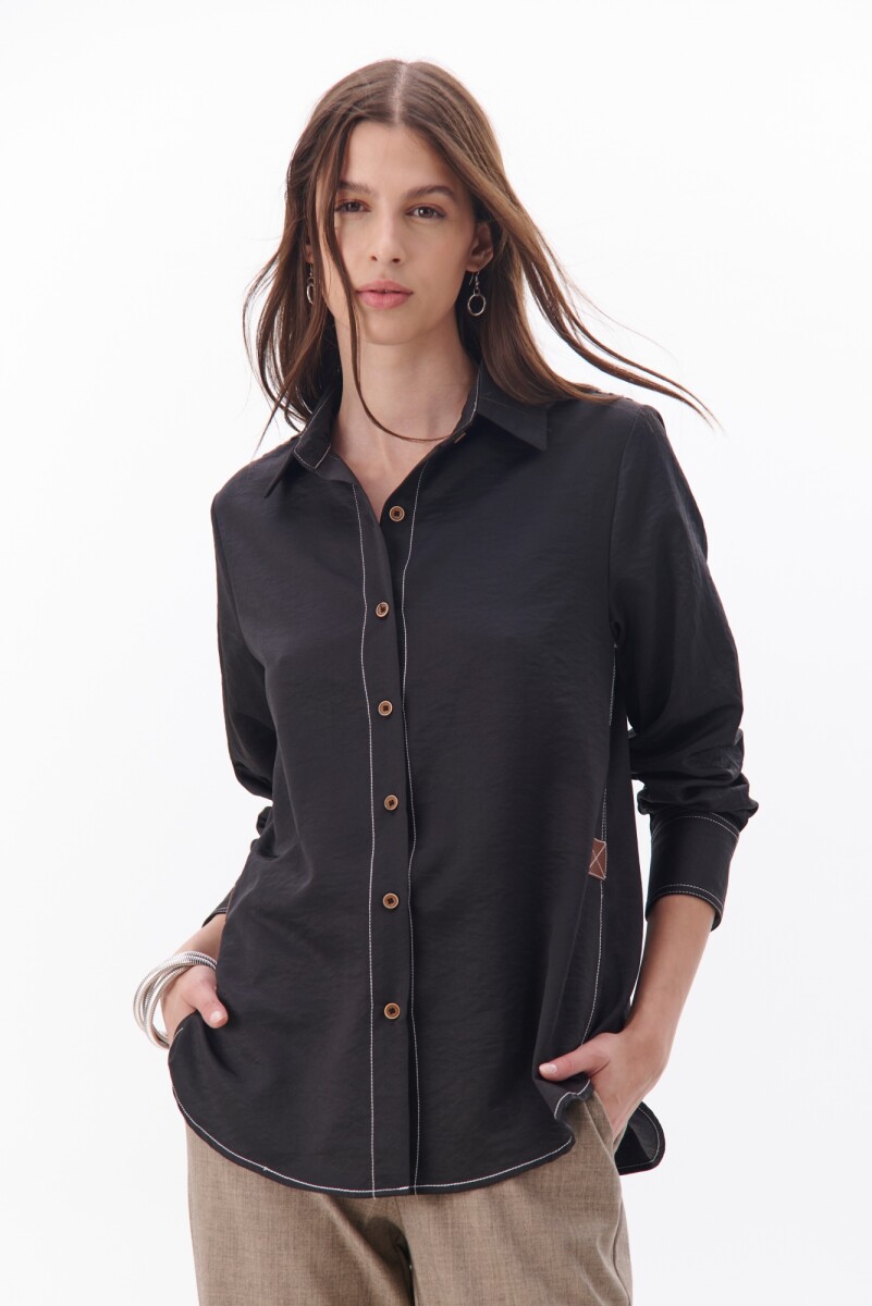 CAMISA REVER - NEGRO 