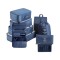 Set Organizador Valija Viaje Almacenamiento Equipaje X9 Unid Azul