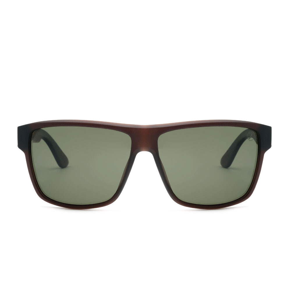 Lentes De Sol Bambu E Madeira Cuadrado - Unisex Verde/Marrón