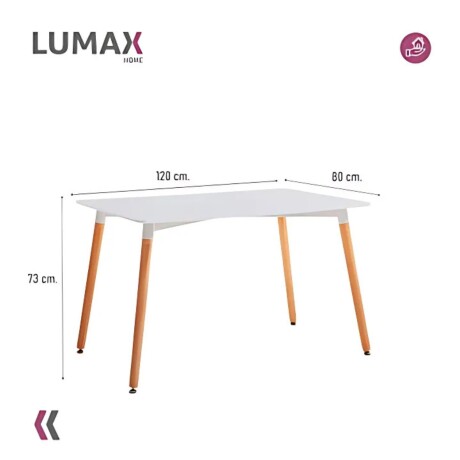 Mesa Eames Rectangular en Madera 120x80cm Mesa Eames Rectangular en Madera 120x80cm