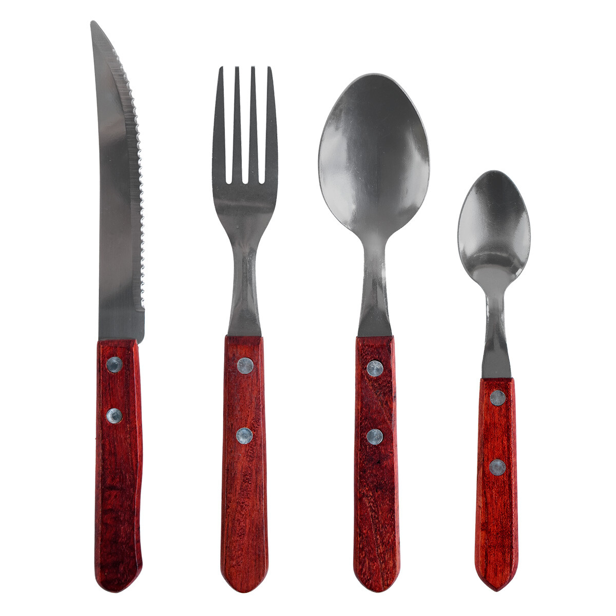 Juego de cubiertos x24 madera Martinazzo 