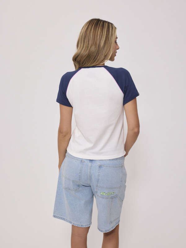 T-SHIRT UTARA RUSTY Blanco