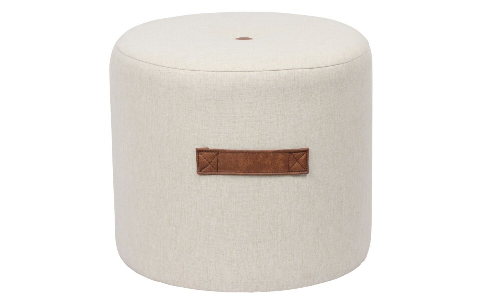 Puff IVAN Tapizado Beige