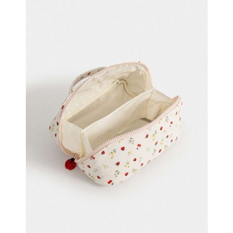 Portacométicos Valija Flores Estampado Flores