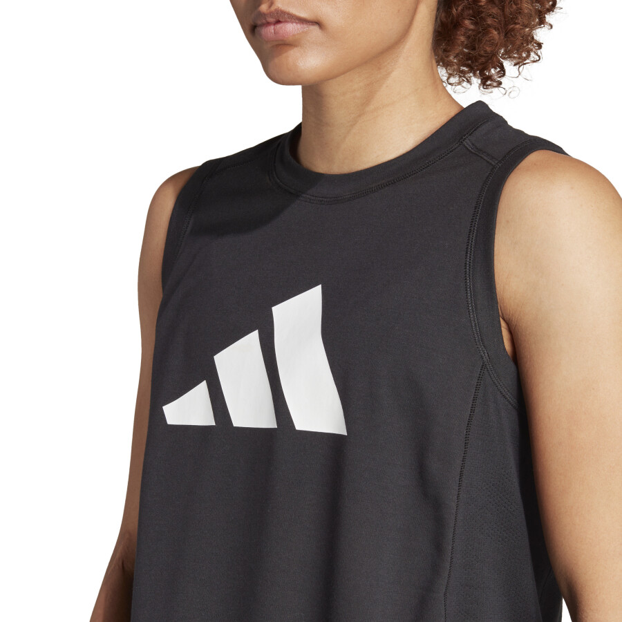 Musculosa de Mujer Adidas TR Negro - Blanco