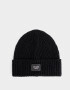 Gorro Clasico Gorro Tejido Texturado - Negro