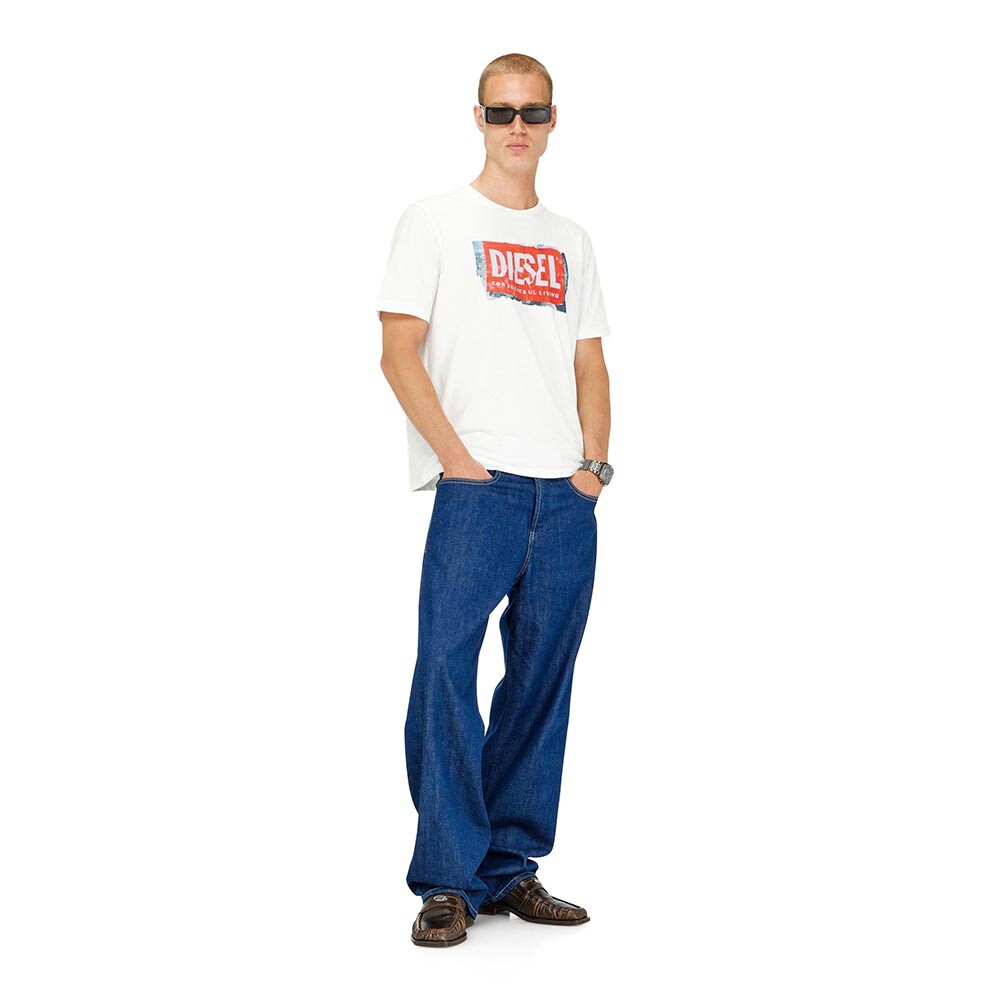 Camiseta Para Hombre T-Adjust-Q6 Blanco