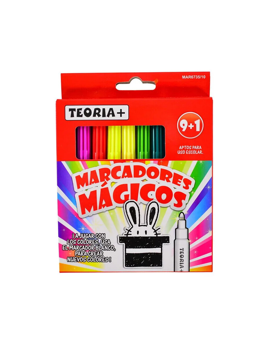 MARCADORES MÁGICOS X10 COLORES - 4 O + 
